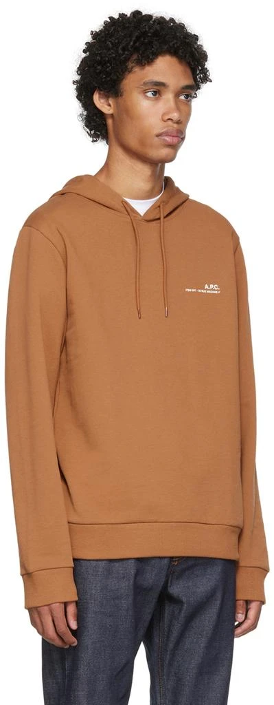 商品A.P.C.|Orange Printed Hoodie,价格¥534,第2张图片详细描述