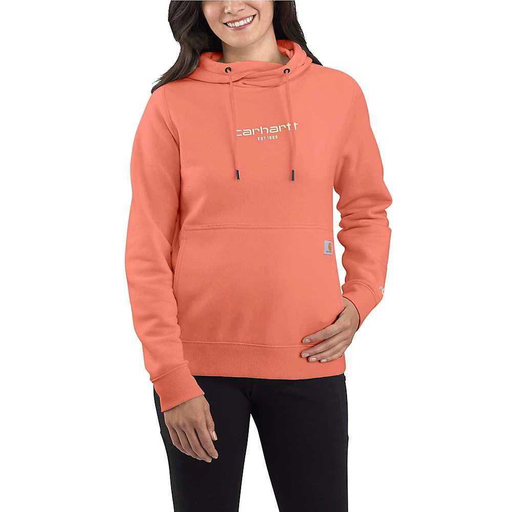 商品Carhartt|Carhartt Women's Force Relaxed Fit Lightweight Graphic Hooded Sweatshirt,价格¥496,第1张图片