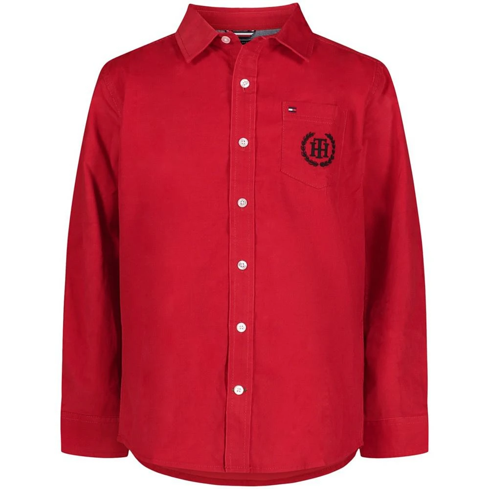商品Tommy Hilfiger|Little Boys Long Sleeve Cord Shirt,价格¥296,第5张图片详细描述