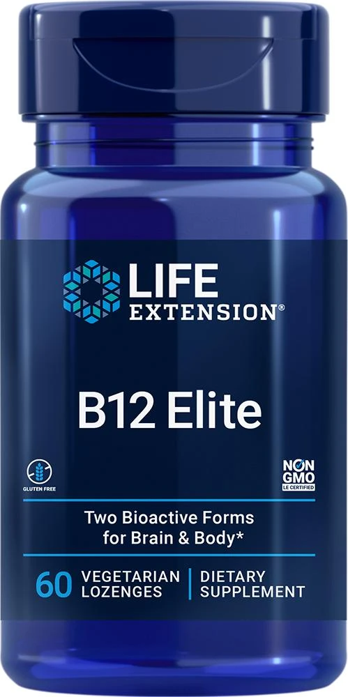 商品Life Extension|Life Extension B12 Elite (60 Vegetarian Lozenges),价格¥60,第1张图片