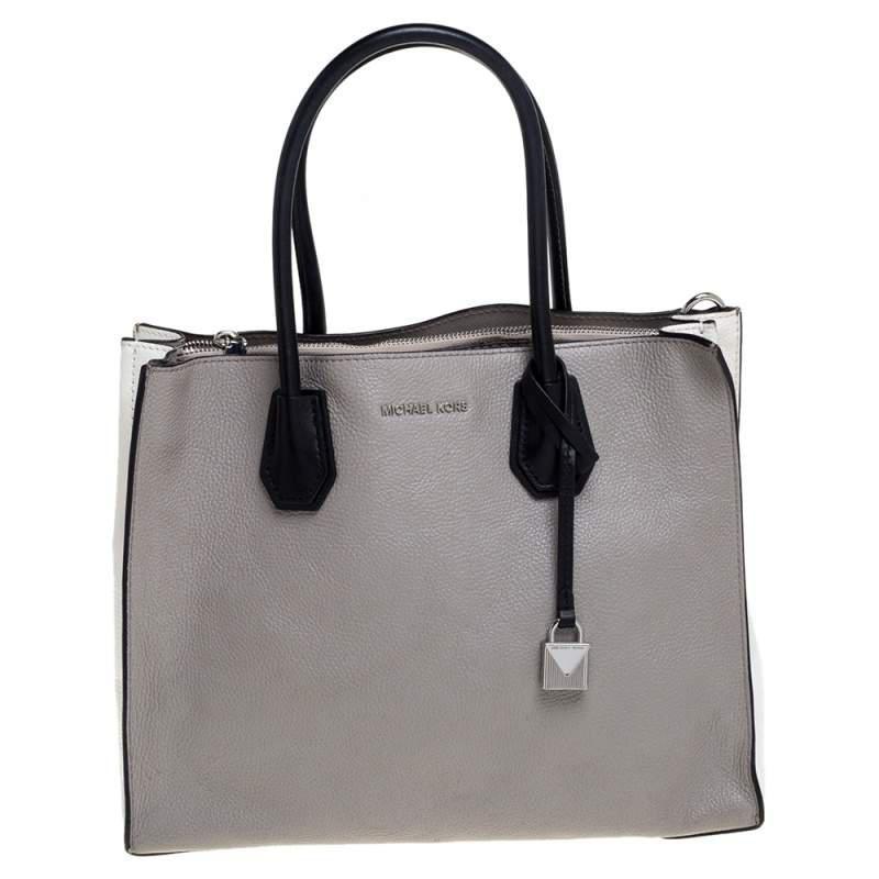 商品[二手商品] Michael Kors|Michael Michael Kors Tri Color Leather Large Mercer Tote,价格¥944,第1张图片