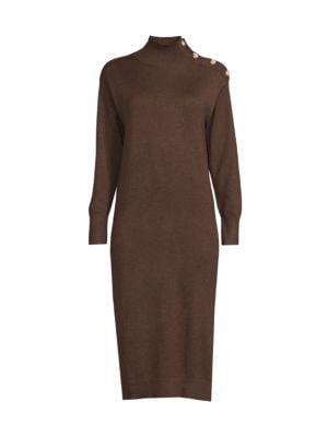 Mockneck Midi Sweater Dress商品第4张图片规格展示