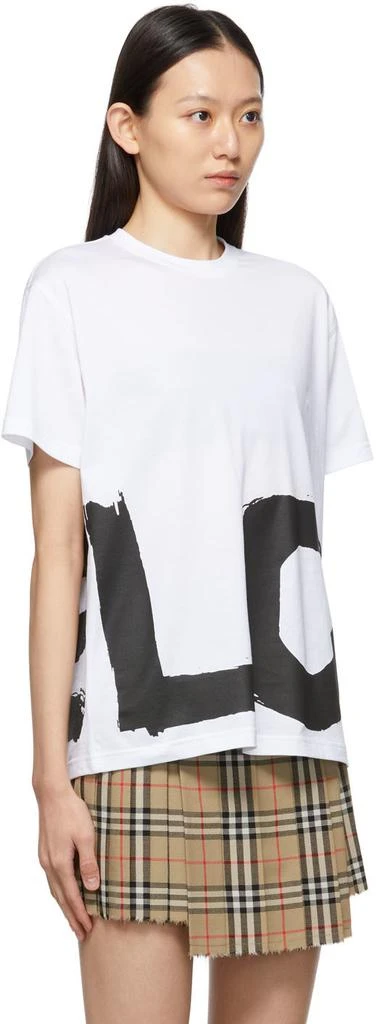 商品Burberry|White 'Love' Graphic Carrick T-Shirt,价格¥4763,第2张图片详细描述
