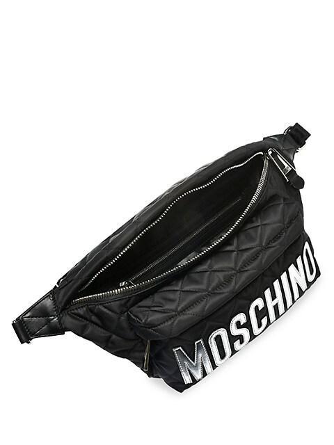 商品Moschino|Logo Nylon Quilted Belt Bag,价格¥4683,第4张图片详细描述