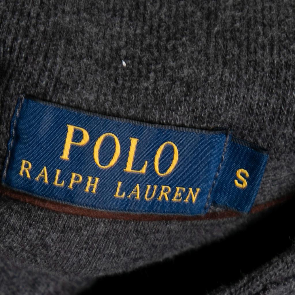 商品[二手商品] Ralph Lauren|Polo Ralph Lauren Grey Knit Shawl Neck Long Sleeve Sweater S,价格¥1368,第6张图片详细描述