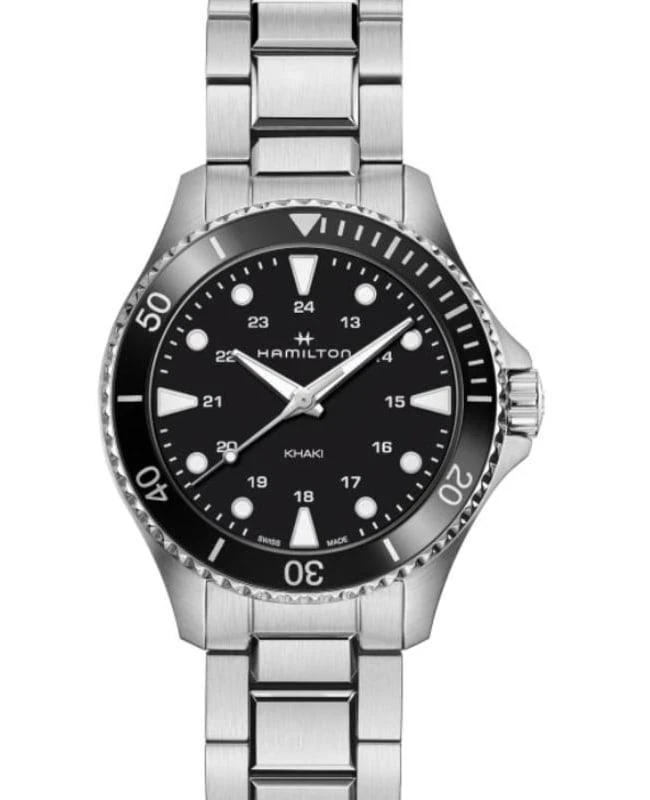 商品Hamilton|Hamilton Khaki Navy Black Dial Steel Men's Watch H82201131,价格¥3377,第1张图片