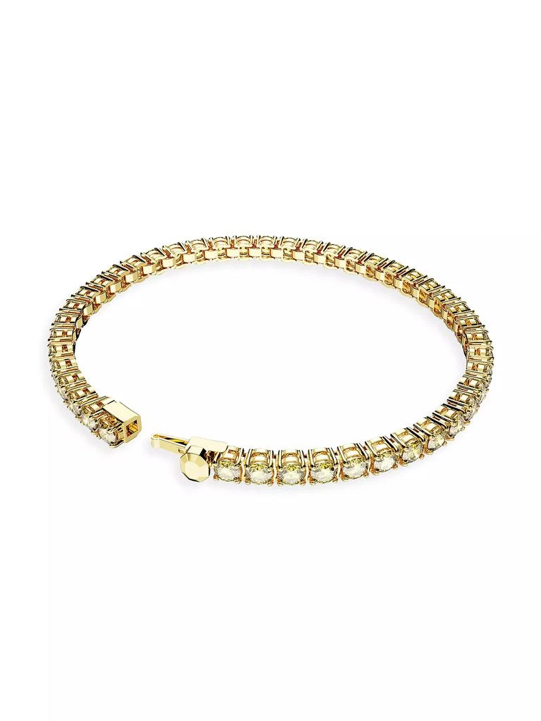 商品Swarovski|Matrix Gold-Plated & Crystal Tennis Bracelet,价格¥1718,第3张图片详细描述