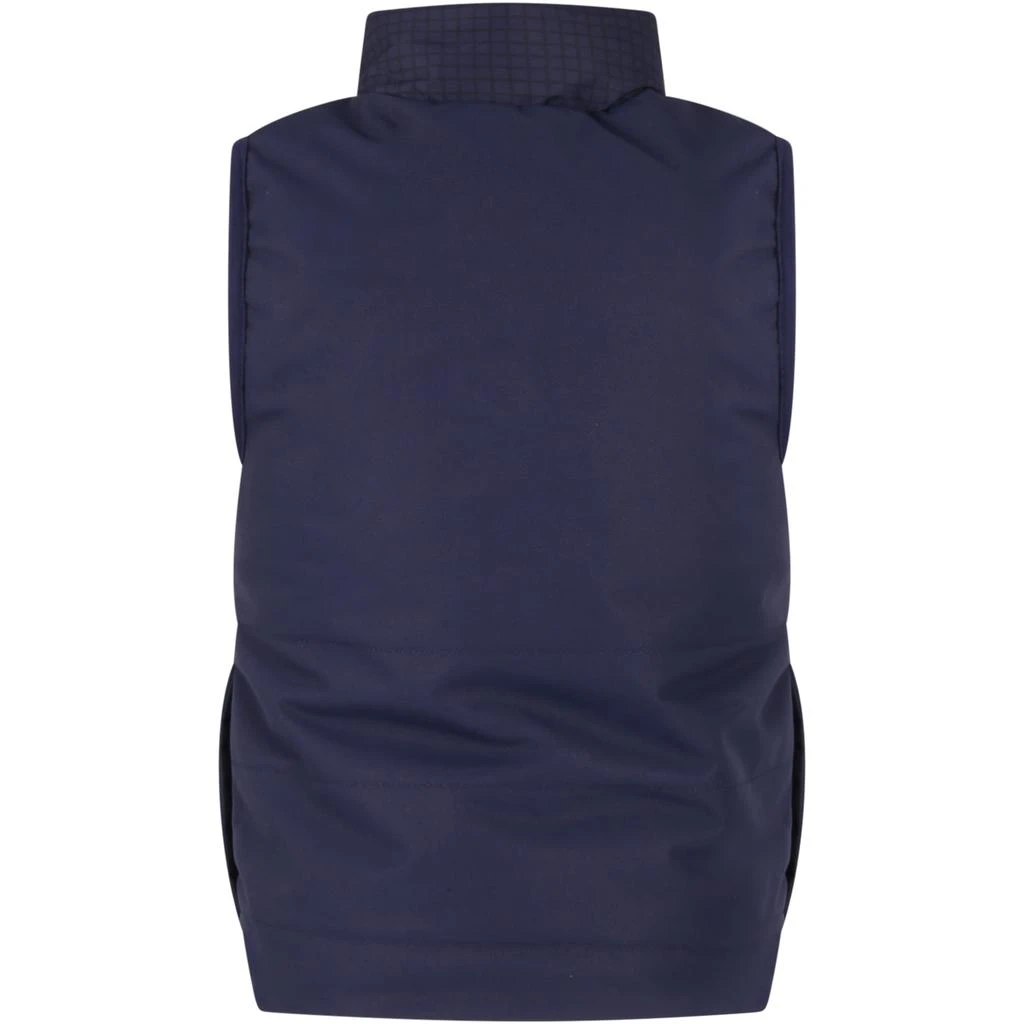 商品Timberland|Blue Gilet For Boy With White Logo,价格¥829,第2张图片详细描述