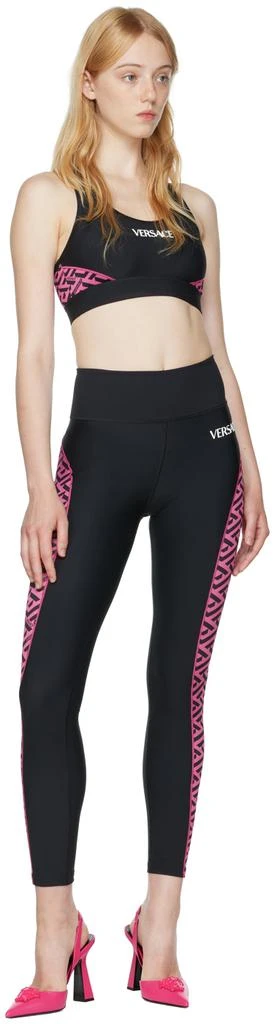 商品Versace|黑色尼龙紧身裤,价格¥2126,第4张图片详细描述