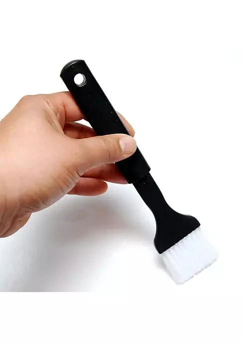 商品Kitcheniva|2 Piece Pastry Brush Nylon Bristle Black Plastic Grip,价格¥90,第4张图片详细描述