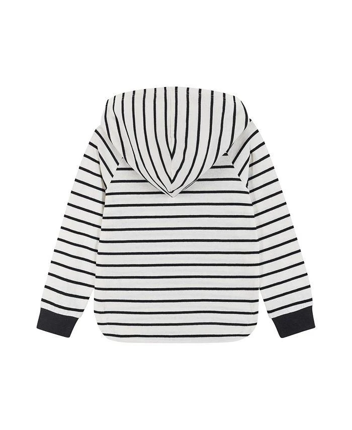 商品Andy & Evan|Boys' White Striped Knit Hoodie - Little Kid, Big Kid,价格¥299,第4张图片详细描述