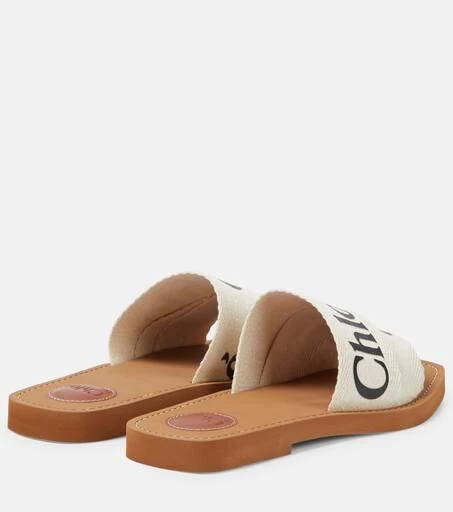 商品Chloé|Woody canvas slides,价格¥3970,第3张图片详细描述