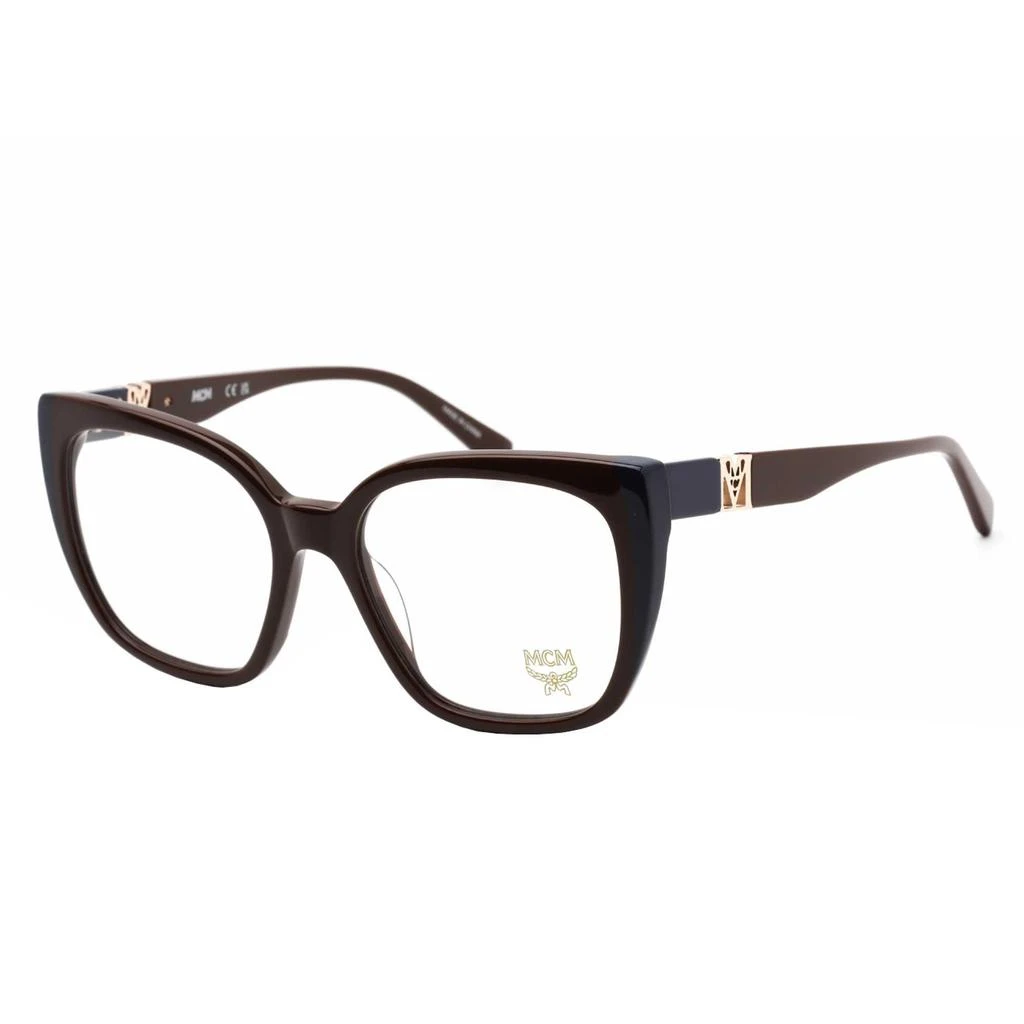 商品MCM|MCM Women's Eyeglasses - Burgundy/Blue Acetate Full-Rim Cat-Eye Frame | MCM2726 607,价格¥227,第1张图片