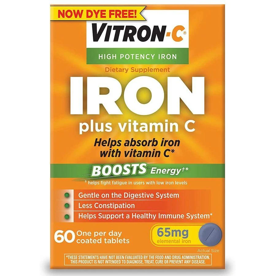 商品Vitron-C|High Potency Iron Supplement with Vitamin C,价格¥164,第1张图片