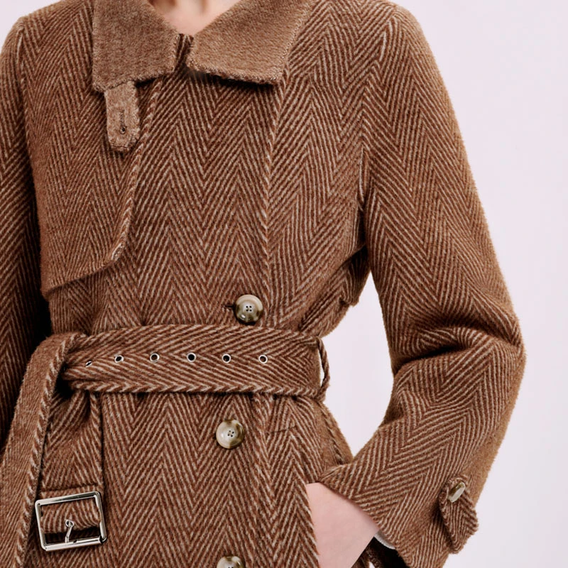 Shelby Wool Coat - Chocolate | Shelby羊毛大衣 - 巧克力色 商品