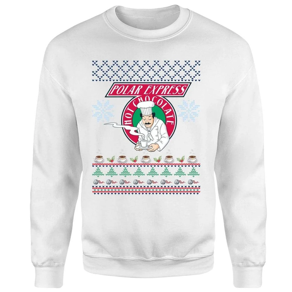 商品Original Hero|The Polar Express Hot Chocolate Sweatshirt - White,价格¥256,第1张图片