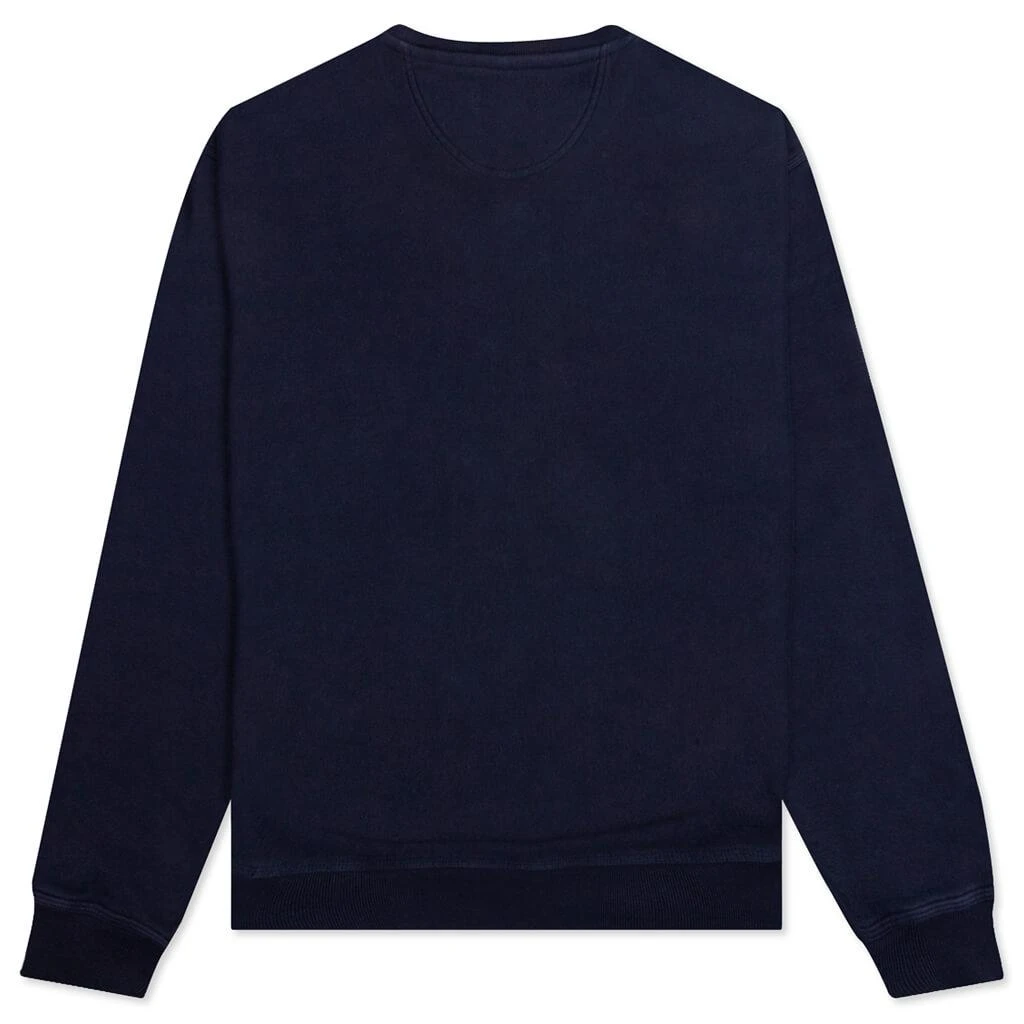 商品STUSSY|Stussy Stock Logo Crew - Navy,价格¥729,第2张图片详细描述