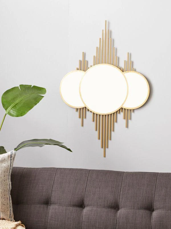 商品CosmoLiving by Cosmopolitan|Circular Wall Mirror,价格¥1072,第5张图片详细描述
