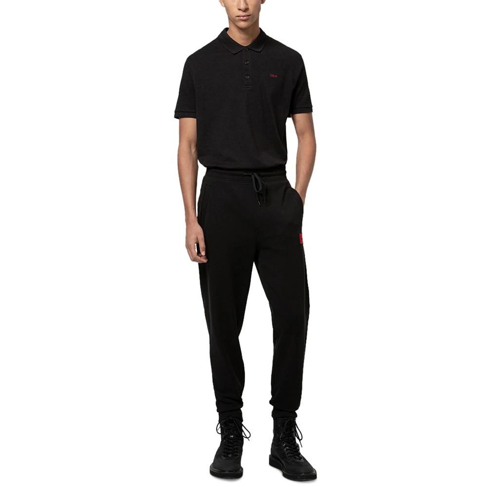 商品Hugo Boss|Hugo Boss Men's Regular-Fit Reverse Logo Embroidered Polo Shirt,价格¥392,第4张图片详细描述