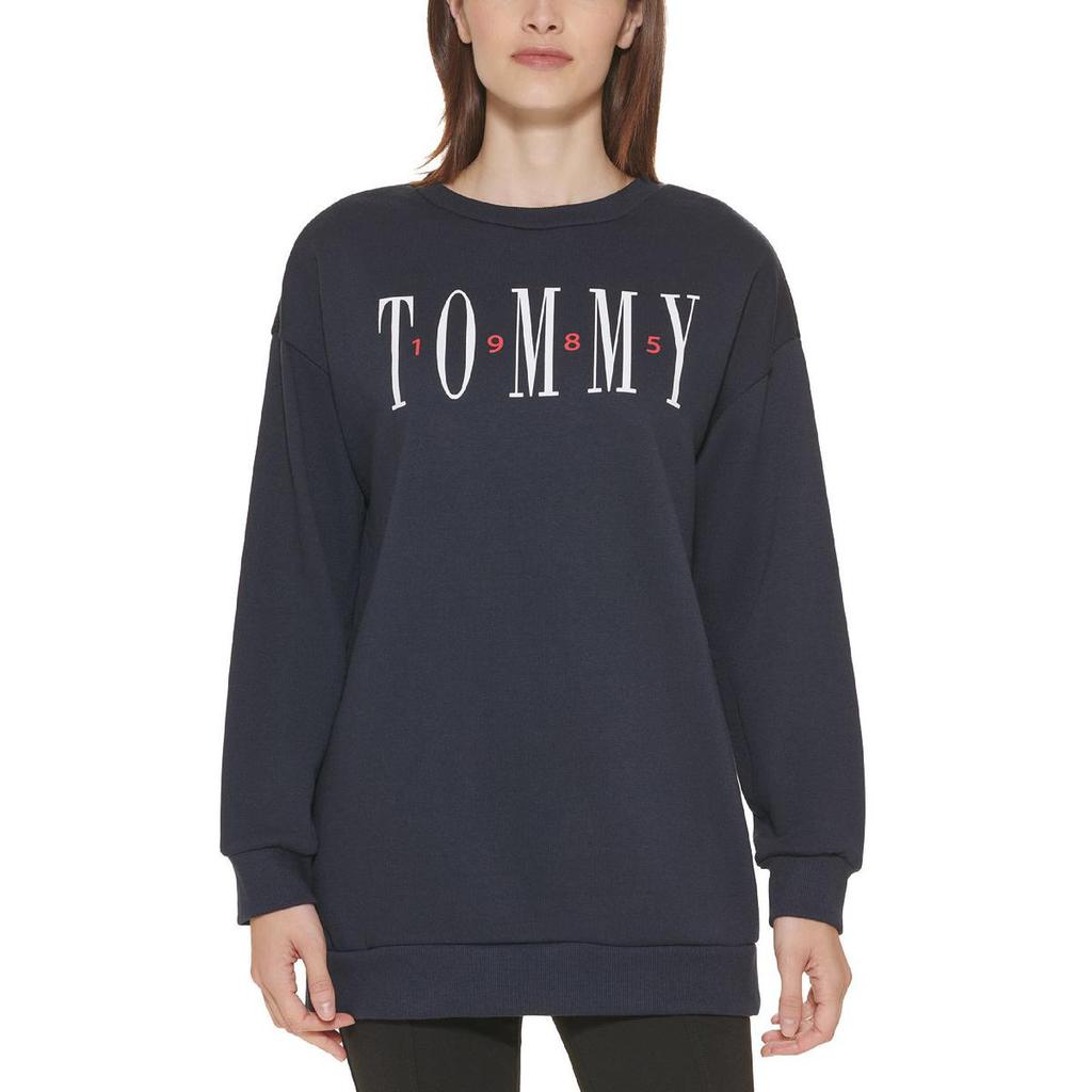 Tommy Hilfiger Womens Fleece Boyfriend Sweatshirt商品第1张图片规格展示