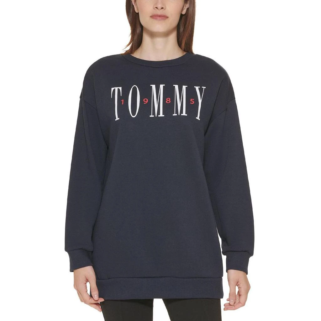 商品Tommy Hilfiger|Tommy Hilfiger Womens Fleece Boyfriend Sweatshirt,价格¥171,第1张图片