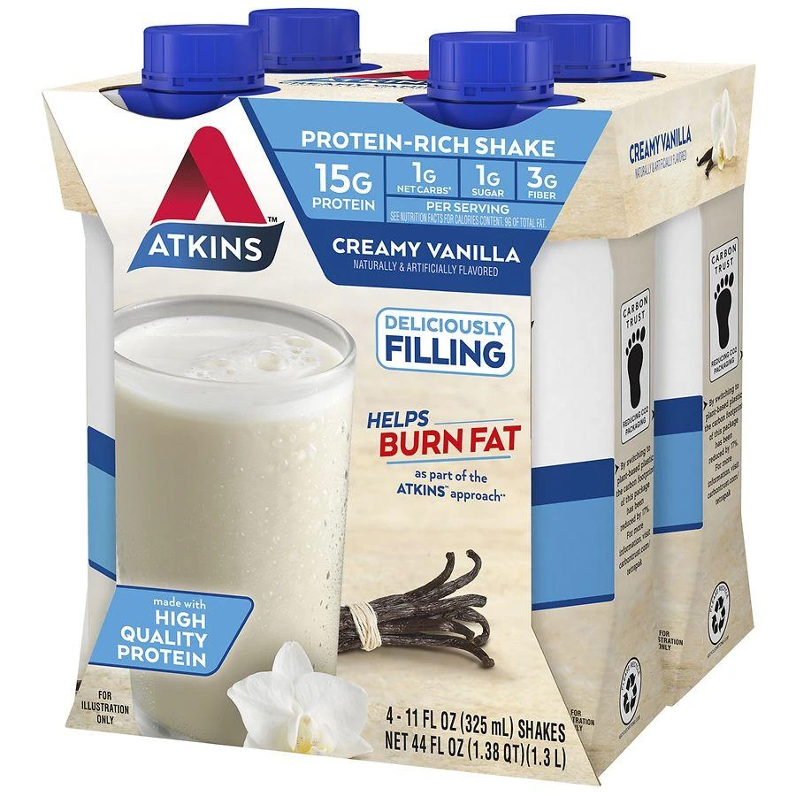 商品Atkins|Shakes Creamy Vanilla,价格¥83,第3张图片详细描述