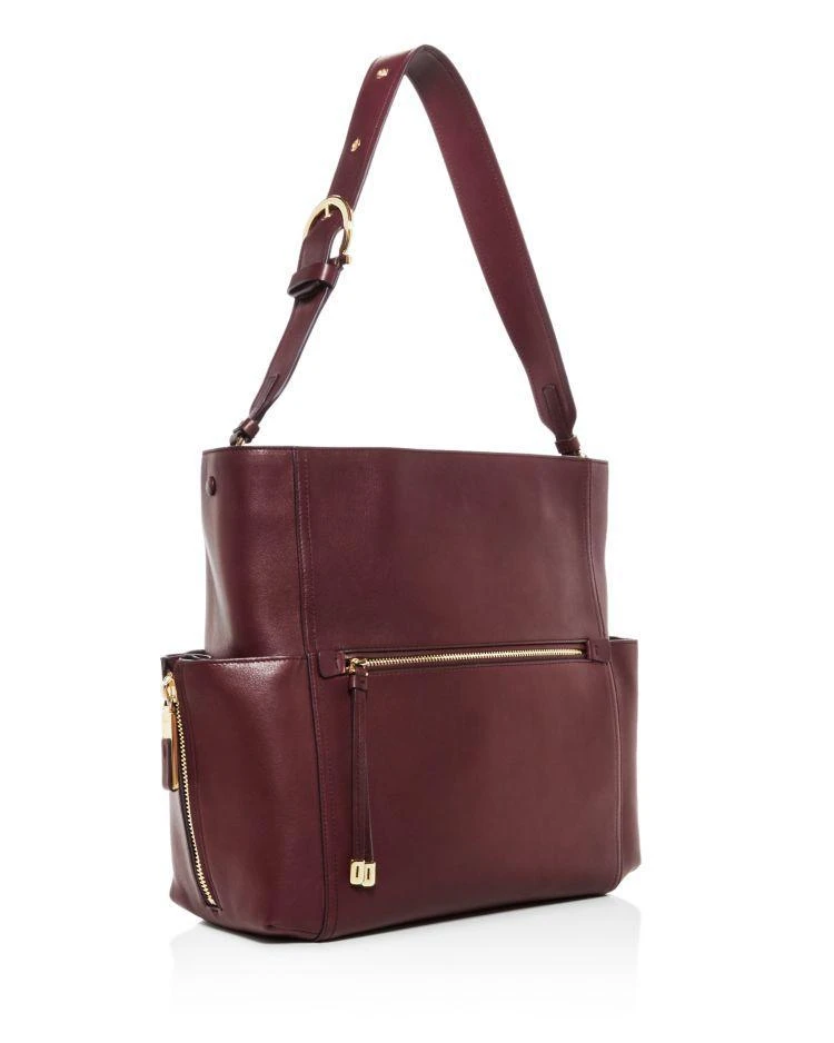 商品Salvatore Ferragamo|Large Leather Bucket Bag,价格¥10216,第4张图片详细描述