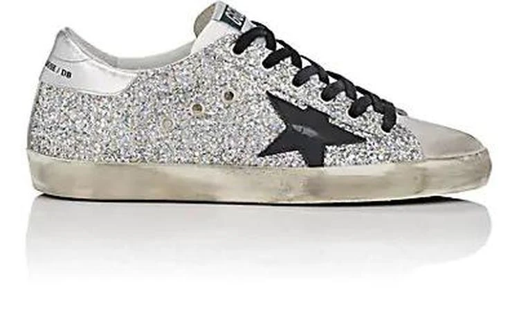 商品Golden Goose|女士Superstar 亮片球鞋,价格¥2670,第1张图片