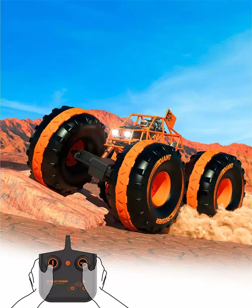 商品Sharper Image|Giant Crusher 4WD Remote Control Truck,价格¥790,第2张图片详细描述