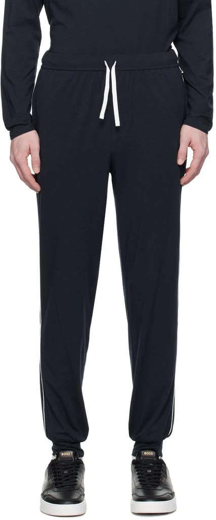 商品Hugo Boss|Navy Printed Sweatpants,价格¥315,第1张图片