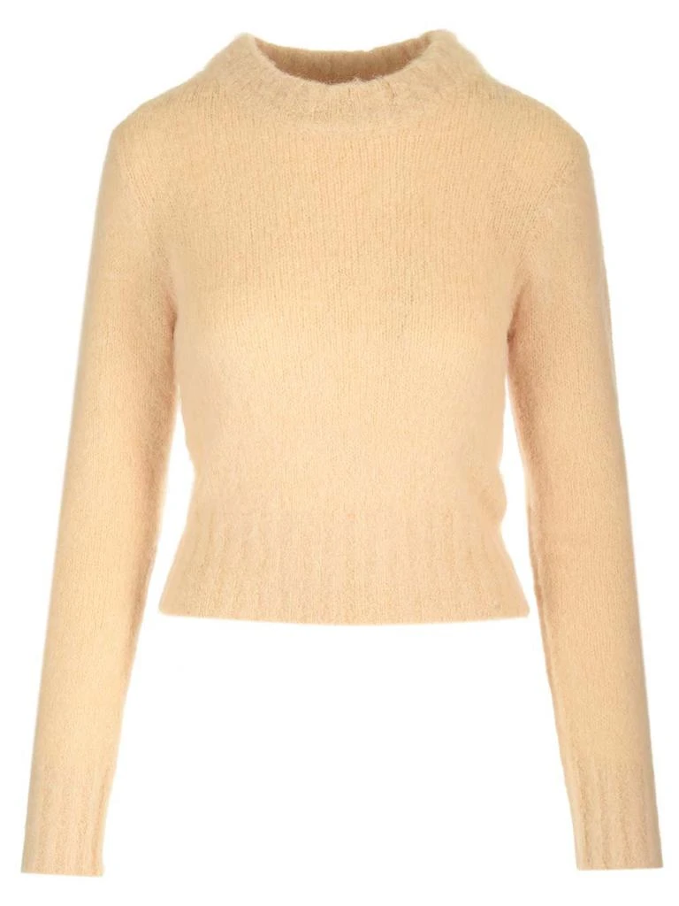 商品AMI|AMI Brushed Crewneck Knit Sweater,价格¥1464,第1张图片