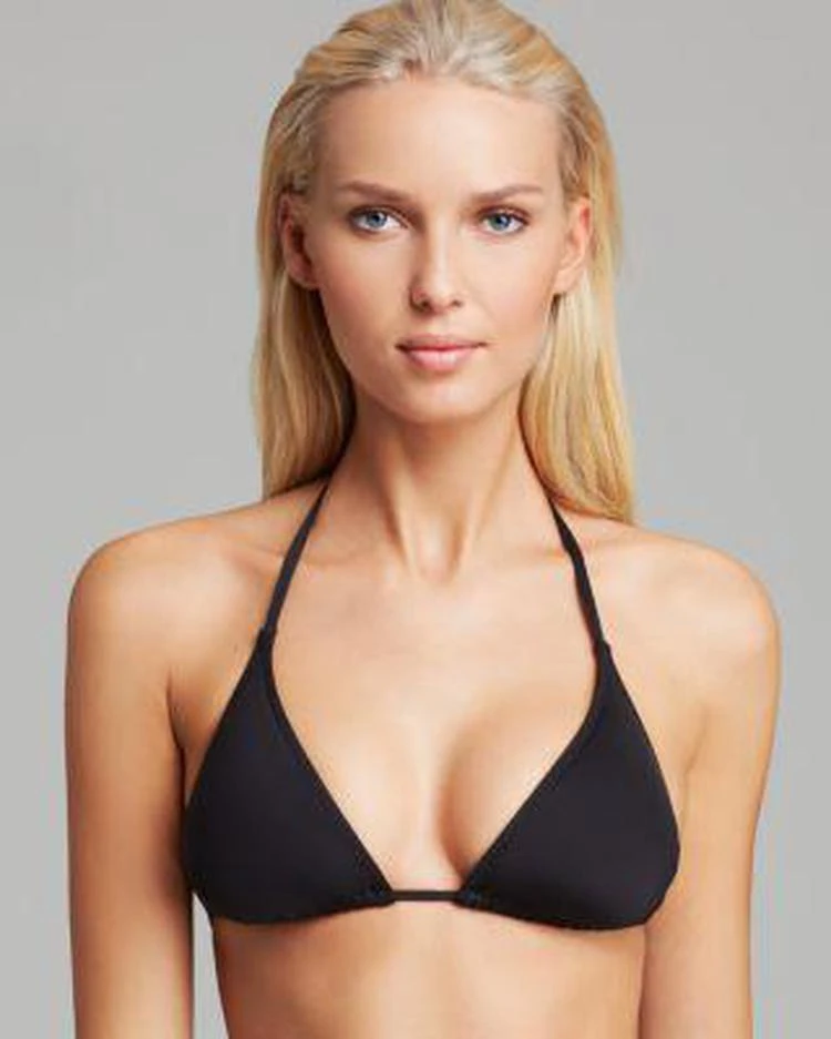 商品Becca|Color Code Triangle String Bikini Top,价格¥203,第1张图片