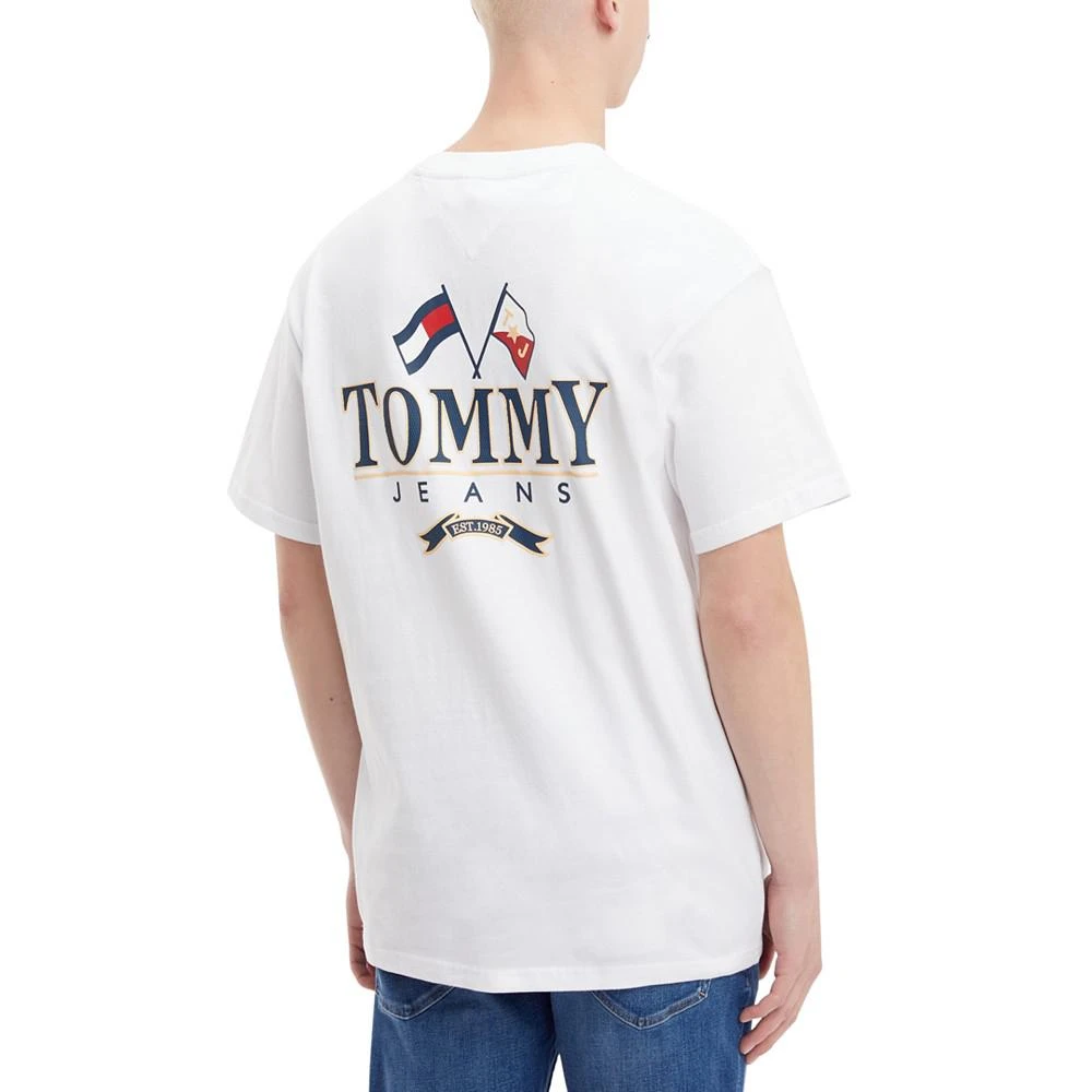 商品Tommy Hilfiger|Men's Relaxed Modern Back Logo T-Shirt,价格¥292,第2张图片详细描述