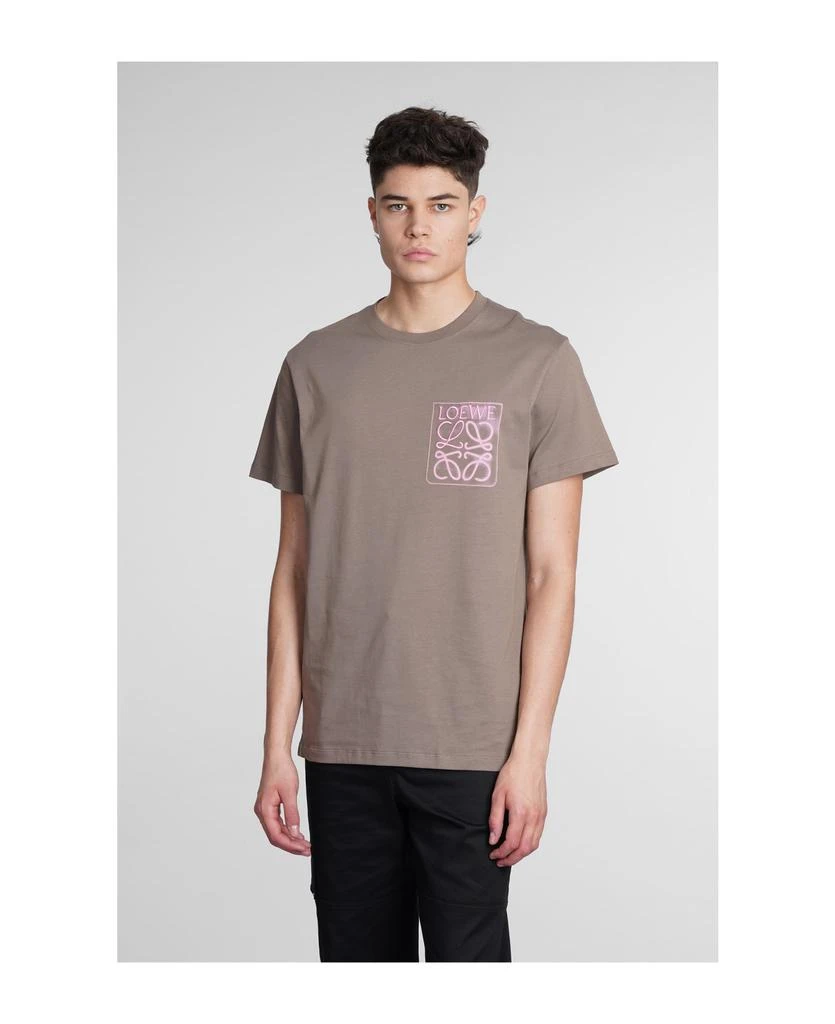商品Loewe|T-shirt In Grey Cotton,价格¥2791,第1张图片