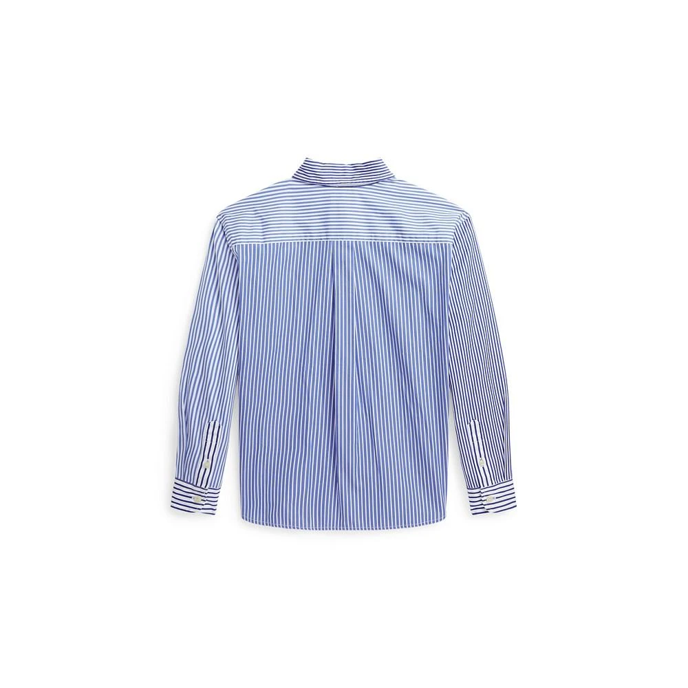 商品Ralph Lauren|Big Girls Striped Cotton Poplin Fun Shirt,价格¥317,第5张图片详细描述