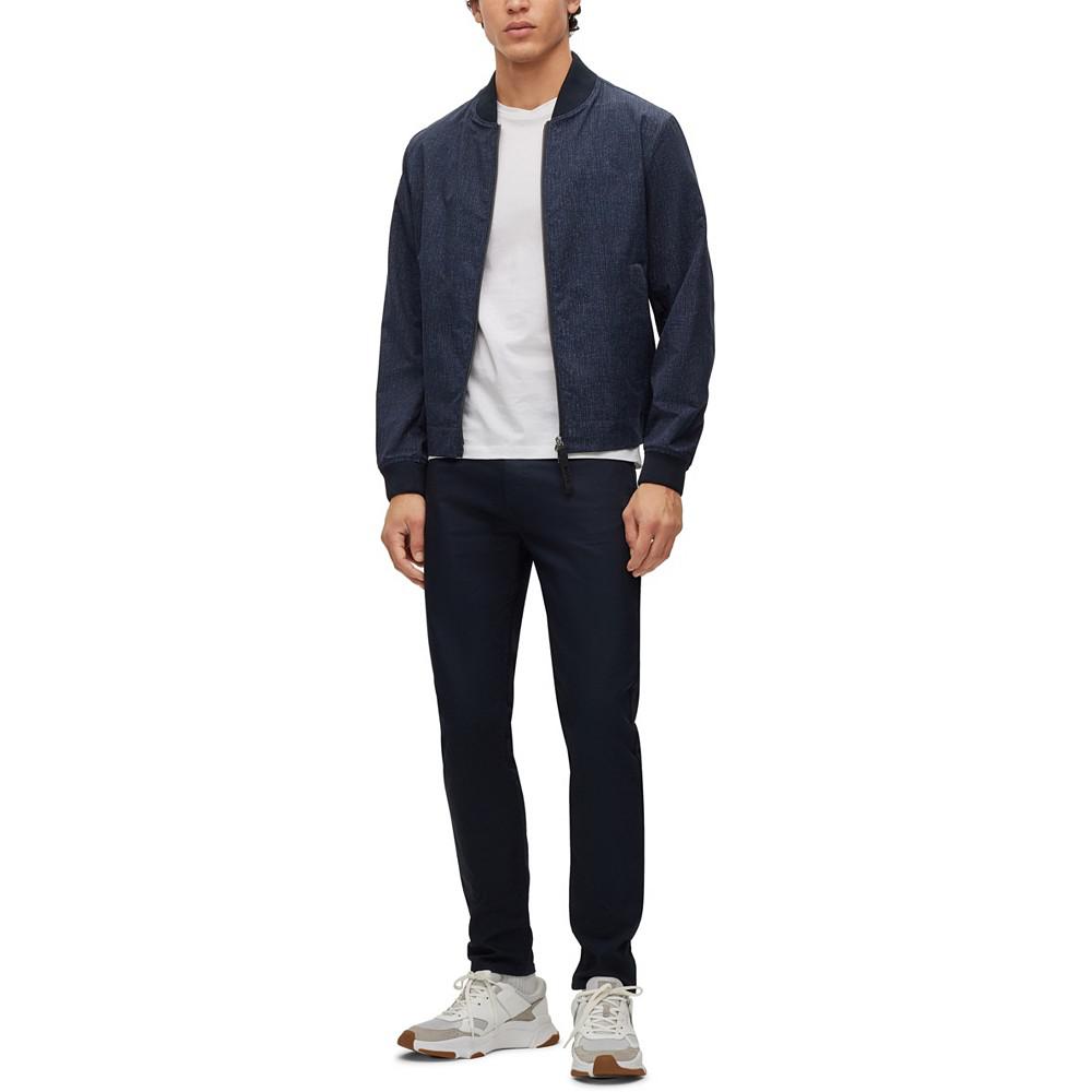 BOSS Men's Slim-Fit Jacket in Performance-Stretch Water-Repellent Fabric商品第4张图片规格展示