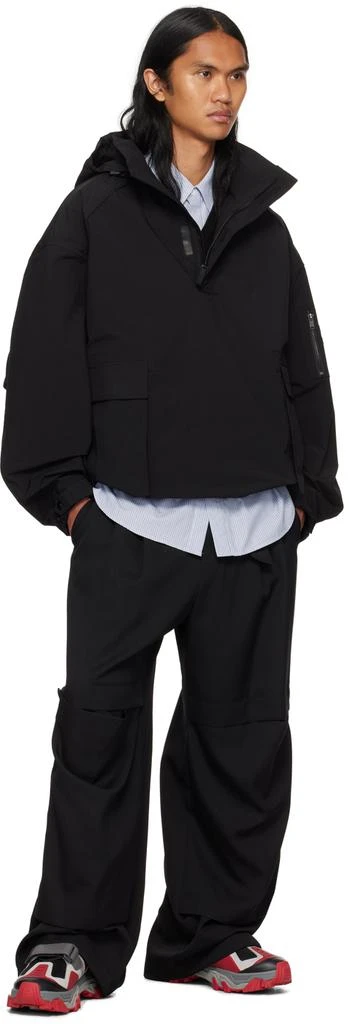 商品Juun.J|Black Half-Zip Jacket,价格¥2359,第4张图片详细描述