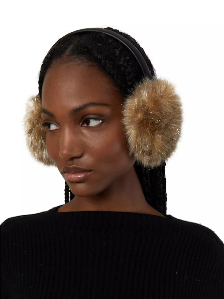 商品Apparis|Esme Tinsel Faux Fur Earmuffs,价格¥517,第2张图片详细描述