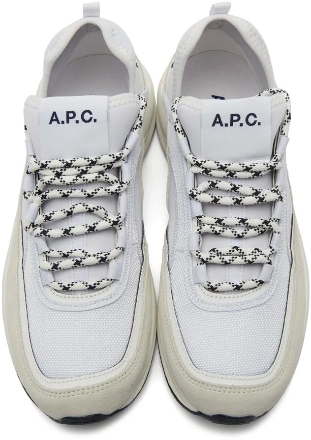 商品A.P.C.|White Run Around Sneakers,价格¥2853,第5张图片详细描述