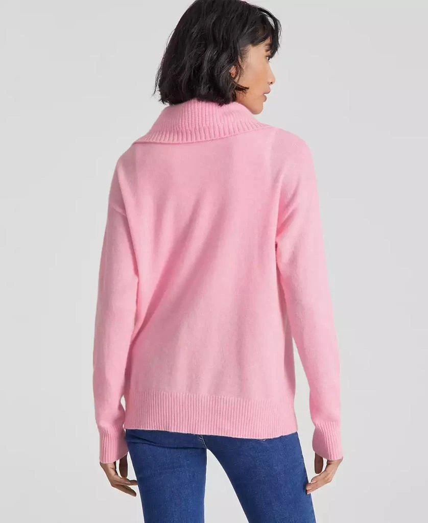 商品Charter Club|100% Cashmere Women's Quarter-Zip Sweater, Created for Macy's,价格¥302,第2张图片详细描述