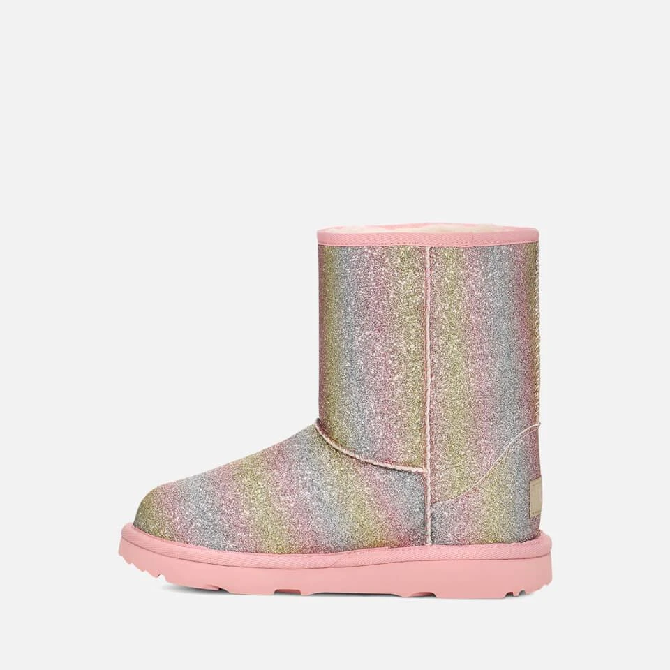 商品UGG|UGG KIDS’ CLASSIC II WATERPROOF GLITTERED FAUX SUEDE BOOTS,价格¥640,第3张图片详细描述