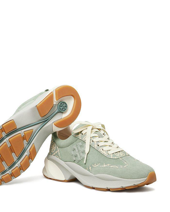 商品Tory Burch|Women's T Monogram Good Luck Trainer Sneakers,价格¥1688,第7张图片详细描述