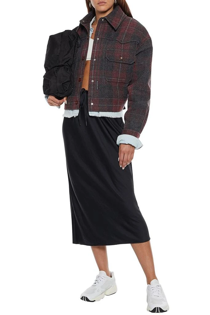 商品Alexander Wang|Crinkled-satin midi skirt,价格¥1024,第2张图片详细描述