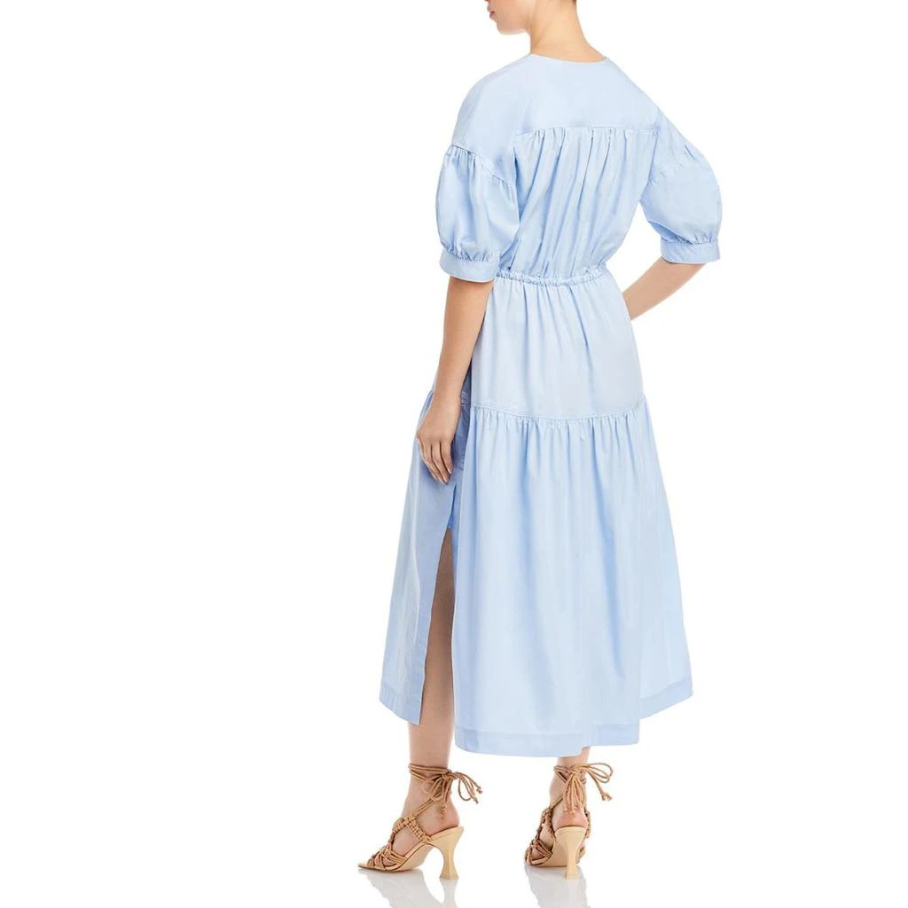 商品Derek Lam|Derek Lam 10 Crosby Womens Andie Pocket Puff Sleeves Maxi Dress,价格¥653,第2张图片详细描述