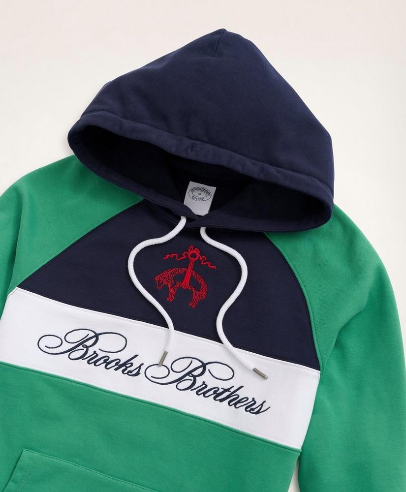 商品Brooks Brothers|French Terry Cotton Logo Hoodie Sweatshirt,价格¥333,第4张图片详细描述