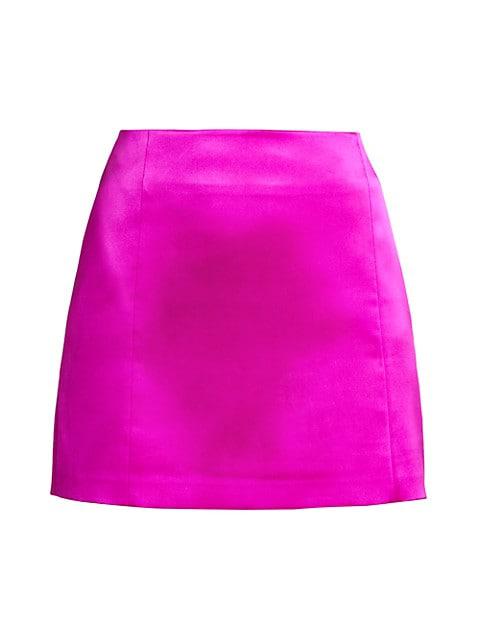 Satin Miniskirt商品第1张图片规格展示