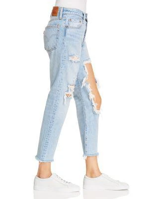 商品Levi's|501 Crop Straight Jeans in Bona Fide,价格¥428,第3张图片详细描述