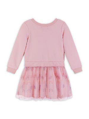 商品Andy & Evan|Little Girl's & Girl's Twist Front Sweatshirt Dress,价格¥266,第4张图片详细描述