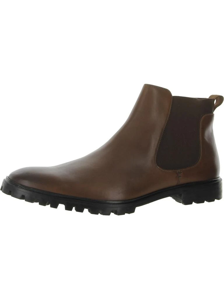 商品Kenneth Cole|Tully Lug Mens Leather Pull On Chelsea Boots,价格¥872,第1张图片