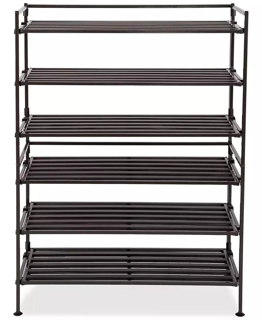 2-Pk. 3-Tier Stackable 9-Pair Resin Slat Shoe Rack 商品